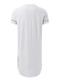 Men's Full Size Button Detail Short Sleeve Lounge Dress Plus Size - Trendsi - Flyclothing LLC