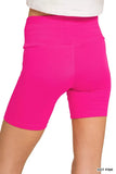 Zenana Brushed Dty Microfiber Top & Biker Shorts - Trendsi - Flyclothing LLC