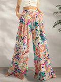 Printed Wide Leg Pants - Trendsi - Flyclothing LLC