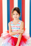 SALE Red, White & Cute Tank Tutu Leotard - Mila & Rose ® - Flyclothing LLC