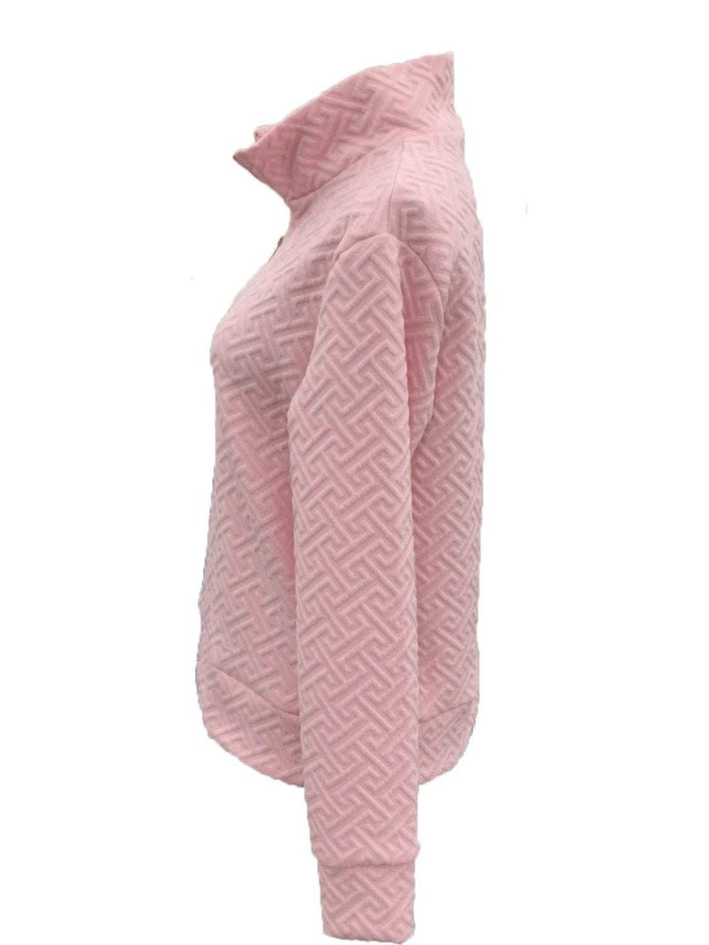 Textured Dropped Shoulder Long Sleeve Sweatshirt - Trendsi - Flyclothing LLC