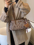 Leopard Adjustable Strap Shoulder Bag - Trendsi - Flyclothing LLC
