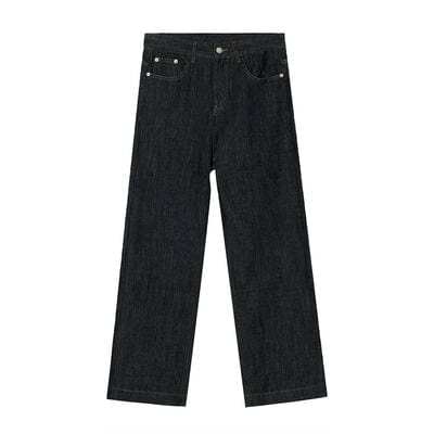 Mid Rise Jeans with Pockets - Trendsi - Flyclothing LLC
