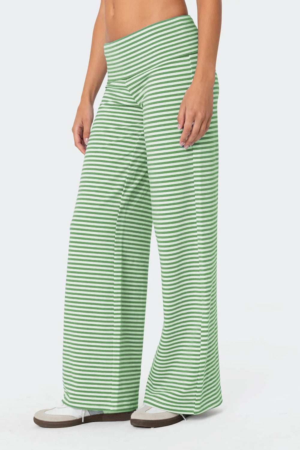 Striped Wide Leg Pants - Trendsi - Flyclothing LLC