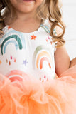 Tonal Rainbow Tank Tutu Leotard - Mila & Rose ® - Flyclothing LLC