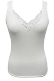 Full Size Lace Detail V-Neck Tank Plus Size - Trendsi - Flyclothing LLC