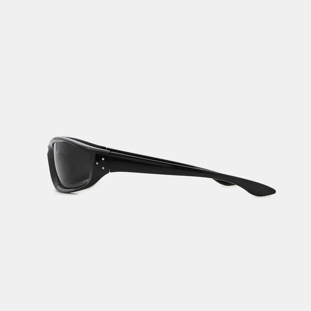 Polycarbonate Frame Rectangle Sunglasses - Trendsi - Flyclothing LLC