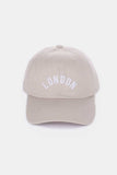 Zenana PARIS Embroidered Baseball Cap - Trendsi - Flyclothing LLC