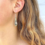 Abalone Diamond-Shaped Dangle Earrings - Artisana - Flyclothing LLC