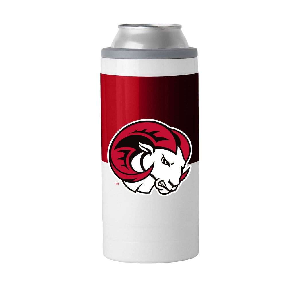 Winston-Salem State Colorblock 12oz Slim Can Coolie - Logo Brands - Flyclothing LLC