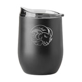 Winston-Salem State GunMetal 16oz Black Powder Curved Beverage - Logo Brands - Flyclothing LLC