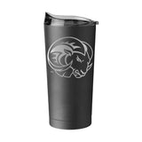 Winston-Salem State GunMetal 20oz Black Powder Coat Tumbler - Logo Brands - Flyclothing LLC