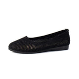 Solid Color Mesh Flat Slip-Ons - Trendsi - Flyclothing LLC