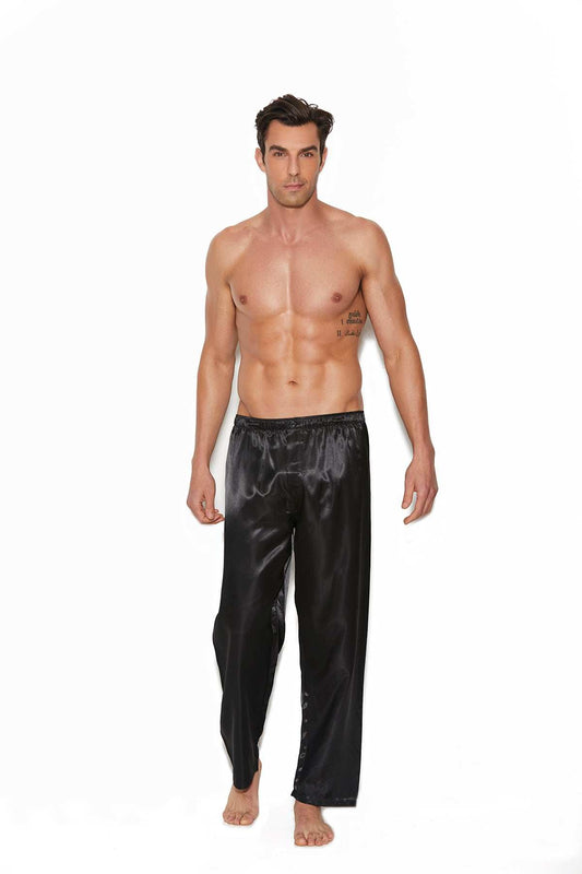 Elegant Moments Black Satin Unisex Pants 3015 - Elegant Moments - Flyclothing LLC