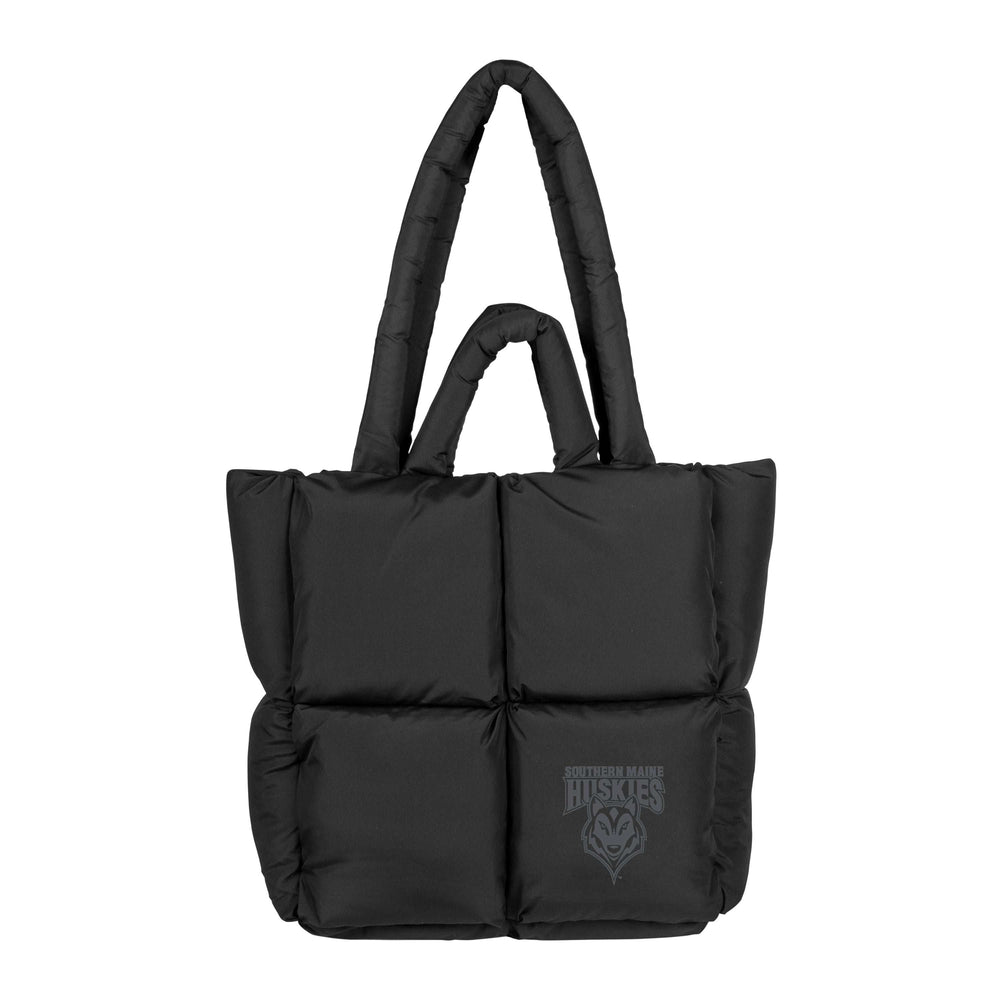 Southern Maine Puff Black Tote - Logo Brands - Flyclothing LLC