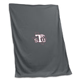 Texas Southern U Charcoal Screened Sweatshirt Blanket - Logo Brands - Flyclothing LLC