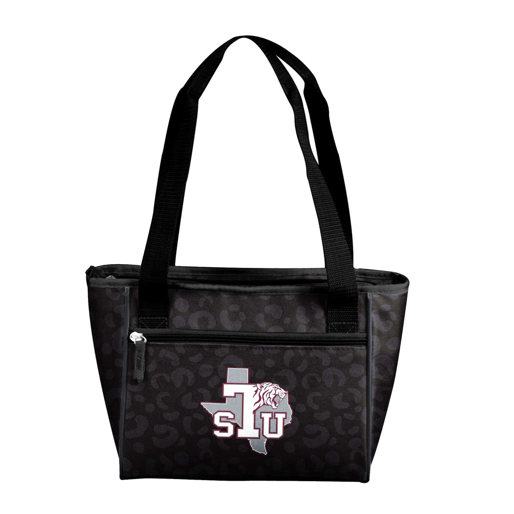 Texas Southern Leopard Print 16 Can Cooler Tote - Logo Brands - Flyclothing LLC