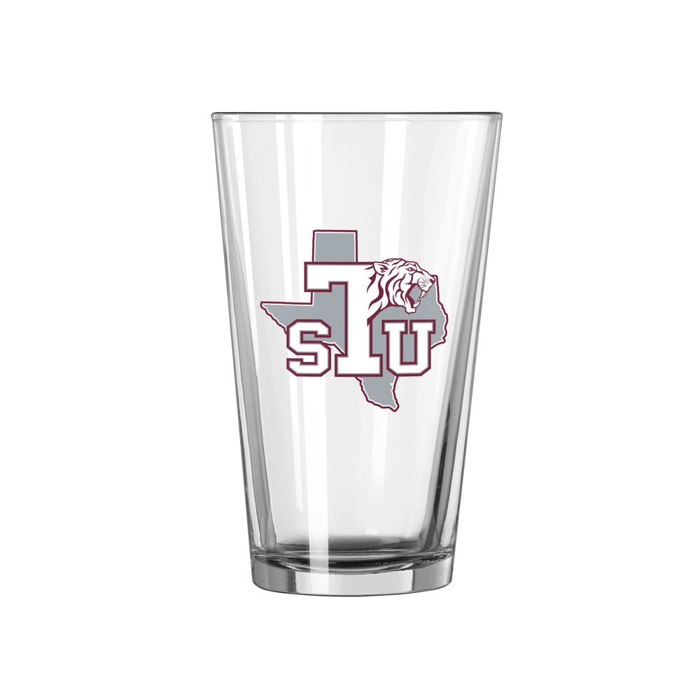 Texas Southern 16oz Stripe Pint Glass - Logo Brands - Flyclothing LLC