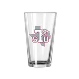 Texas Southern 16oz Stripe Pint Glass - Logo Brands - Flyclothing LLC