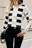 Color Block Round Neck Sweater - Trendsi - Flyclothing LLC