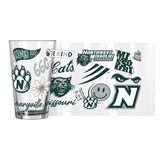 NW Missouri State 16oz Native Pint Glass - Logo Brands - Flyclothing LLC