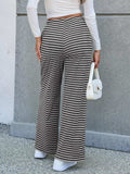 Lovelet Striped Wide Leg Pants - Trendsi - Flyclothing LLC