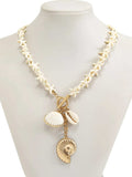 Starfish Shell Pendant Necklace - Trendsi - Flyclothing LLC
