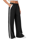 Side Striped Wide Leg Pants - Trendsi - Flyclothing LLC