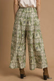 Umgee Bohemian Print Pants with Pockets - Trendsi - Flyclothing LLC