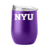 NYU 16oz Flipside Powder Coat Curved Bev - Logo Brands - Flyclothing LLC