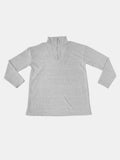 Full Size Quarter Zip Long Sleeve Top - Trendsi - Flyclothing LLC