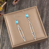 Alloy Rhinestone Asymmetric Earrings - Trendsi - Flyclothing LLC