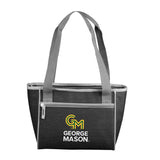 George Mason University Black 16 Can Cooler Tote - Logo Brands - Flyclothing LLC