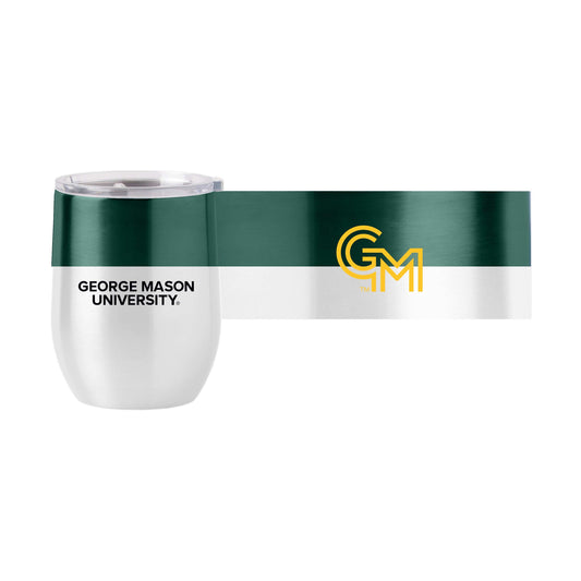 George Mason 16oz Colorblock Stainless Curved Beverage - Logo Brands - Flyclothing LLC