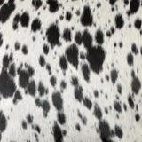 18" Black Cowhide Throw Pillow - Homeroots - Flyclothing LLC