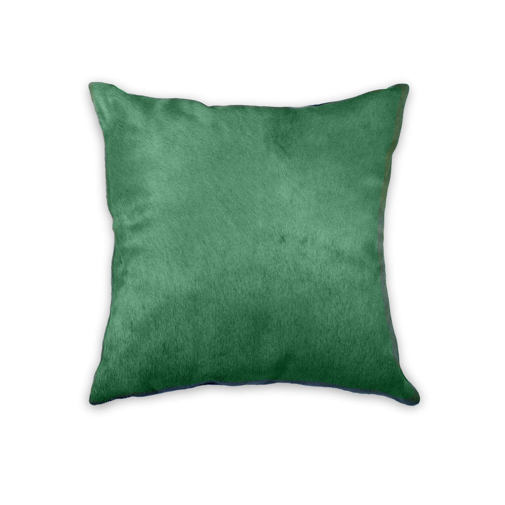 18" Verde Cowhide Throw Pillow - Homeroots - Flyclothing LLC