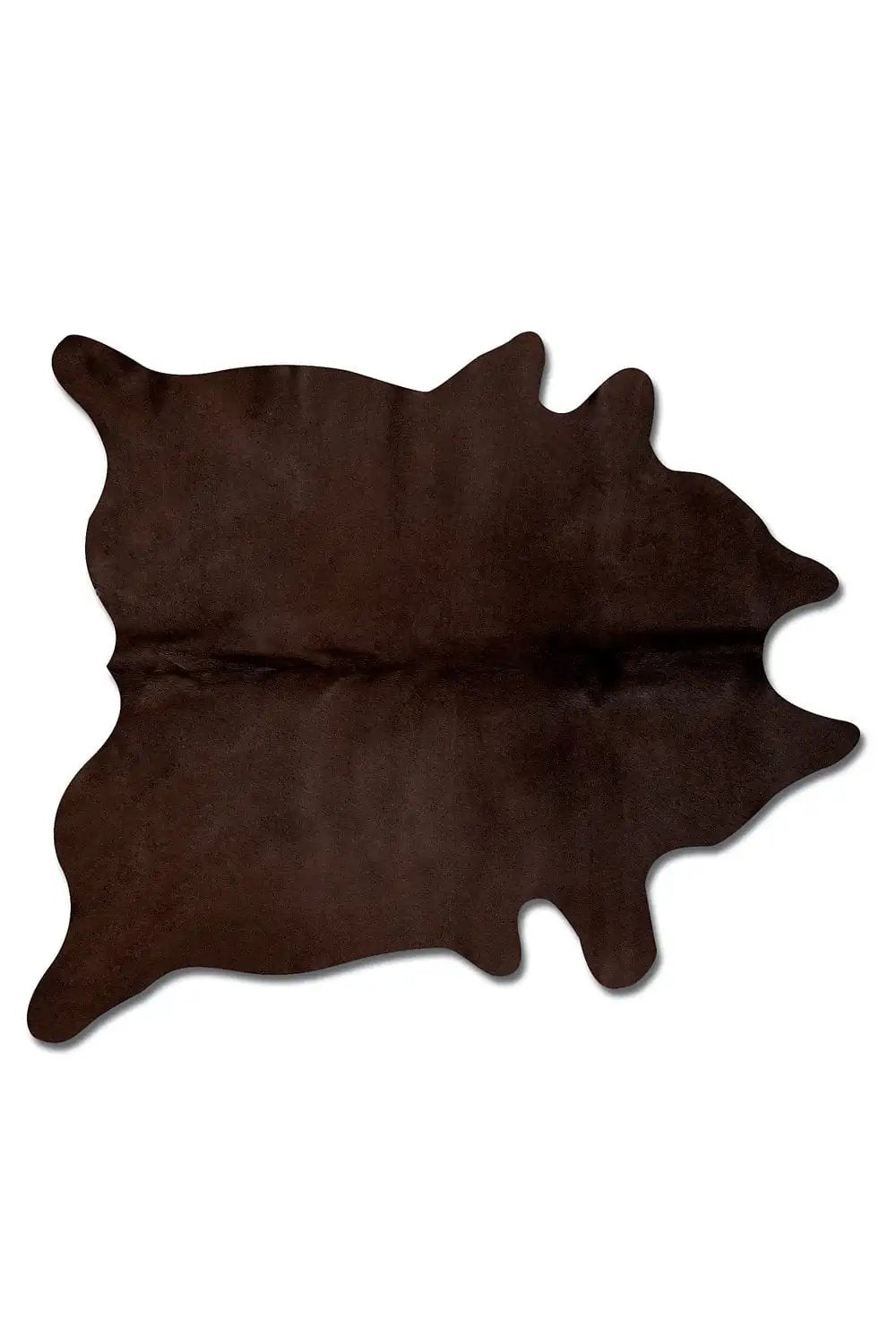 72" X 84" Chocolate Cowhide - Rug - Homeroots - Flyclothing LLC