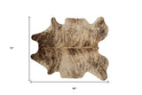 72" X 84" Zebu Cowhide - Rug - Homeroots - Flyclothing LLC