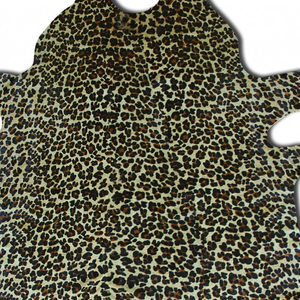 72" X 84" Leopard Cowhide - Rug - Homeroots - Flyclothing LLC