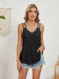 Florira Cutout Eyelet Tank - Trendsi - Flyclothing LLC
