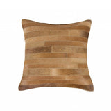 18" X 18" X 5" Brown Pillow - Homeroots - Flyclothing LLC