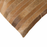 18" X 18" X 5" Brown Pillow - Homeroots - Flyclothing LLC