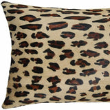 12" X 20" Black and Orange Cowhide Throw Pillow - Homeroots - Flyclothing LLC