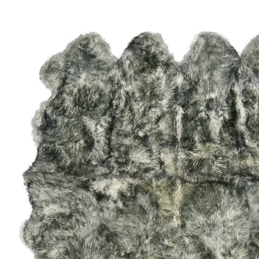 Gradient Gray Animal Print Area Rug - Homeroots - Flyclothing LLC