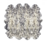 Gradient Gray Animal Print Area Rug - Homeroots - Flyclothing LLC