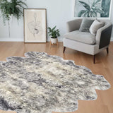 Gradient Gray Animal Print Area Rug - Homeroots - Flyclothing LLC