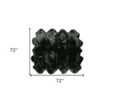 Black Animal Print Area Rug - Homeroots - Flyclothing LLC