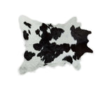 2' X 3' Black and White Cowhide Hand Woven Area Rug - Homeroots - Flyclothing LLC