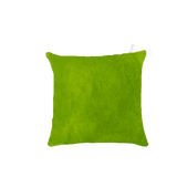Set of Two Lime Green Cowhide Throw Pillow - Homeroots - Flyclothing LLC