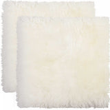 17" X 17" Off White Synthetic Solid Color Pad - Homeroots - Flyclothing LLC